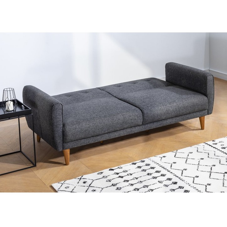 Set sofá cama sillón Aria TKM01-1053 Antracita