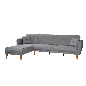 Sofá cama rinconera Aria Gris oscuro - 867UNQ1410