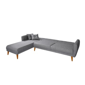 Sofá cama rinconera Aria Gris oscuro - 867UNQ1410