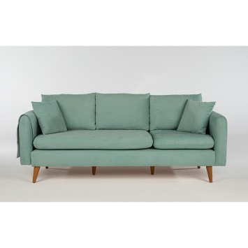 Set sofá sillón Sofia TKM02-0400 Verde pistacho - 867UNQ1618