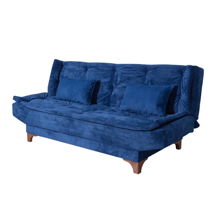 Set sofá cama sillón Kelebek TKM06 0201 Azul oscuro