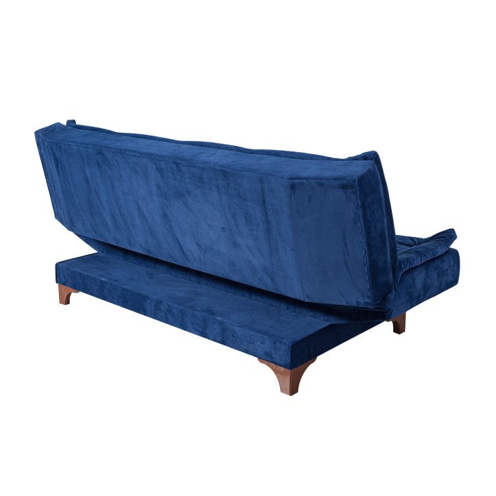 Set sofá cama sillón Kelebek TKM06 0201 Azul oscuro