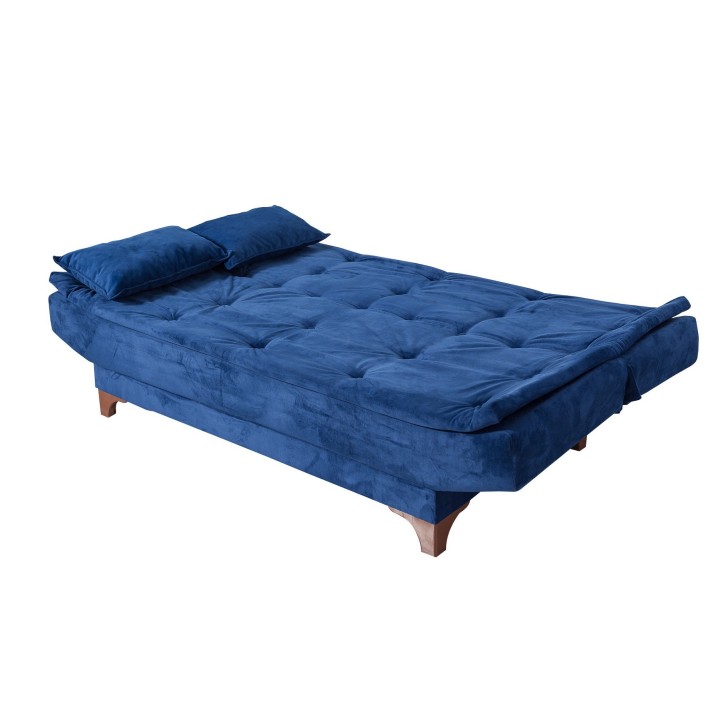 Set sofá cama sillón Kelebek TKM06 0201 Azul oscuro