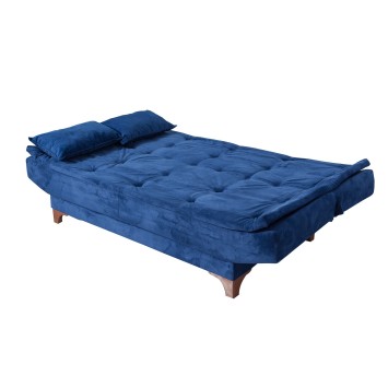 Set sofá cama sillón Kelebek TKM06 0201 Azul oscuro - 867UNQ1614