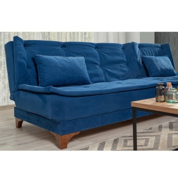 Sofá cama rinconera Kelebek derecho Azul oscuro - 867UNQ1419