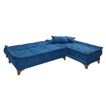 Sofá cama rinconera Kelebek derecho Azul oscuro - 867UNQ1419