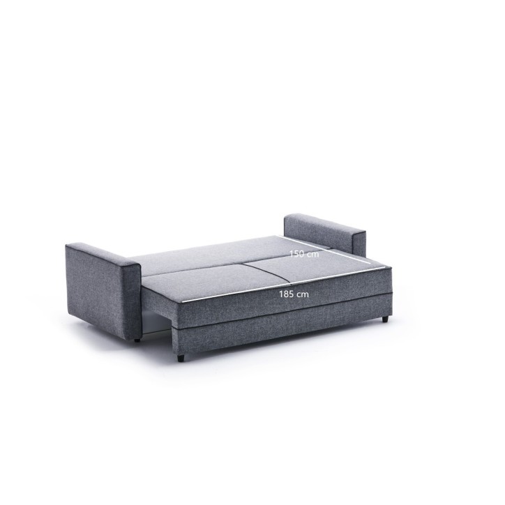 Sofá cama 3 plazas Ece Gris