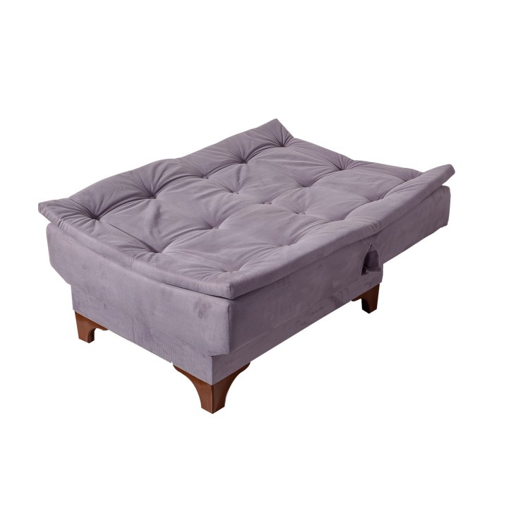 Set sofá cama sillón Kelebek TKM04 0701 Gris