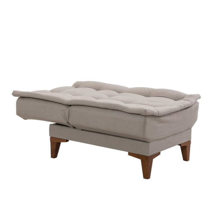 Set sofá cama sillón Santo TKM07-1005 Crema