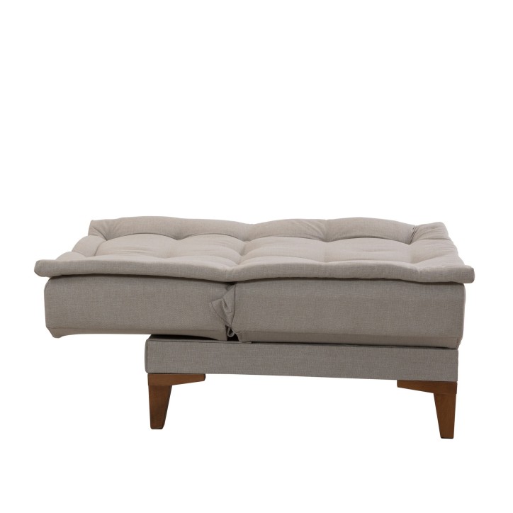 Set sofá cama sillón Santo TKM07-1005 Crema