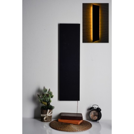 Iluminación LED decorativa Rectangle amarillo 75x20 cm