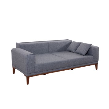 Sofá cama 3 plazas Liones Tepsili Gris oscuro - 867UNQ1366