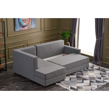 Sofá cama rinconera Ece izquierdo Gris - 825BLC2594