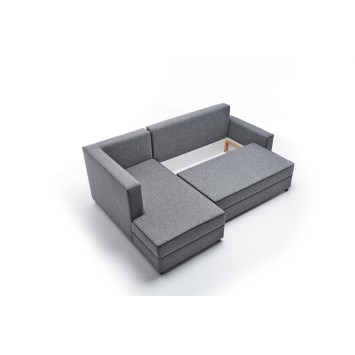 Sofá cama rinconera Ece izquierdo Gris - 825BLC2594