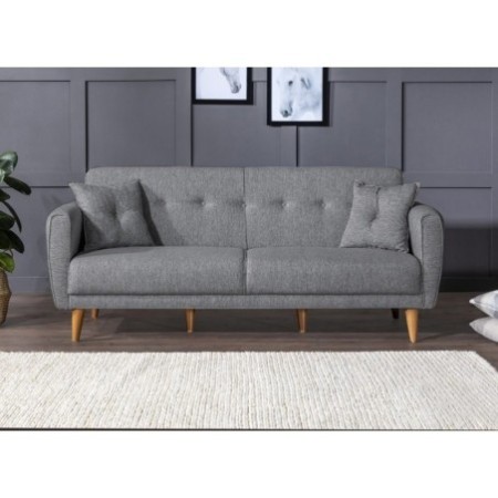 Set sofá cama sillón Aria TKM04-94216 Gris oscuro