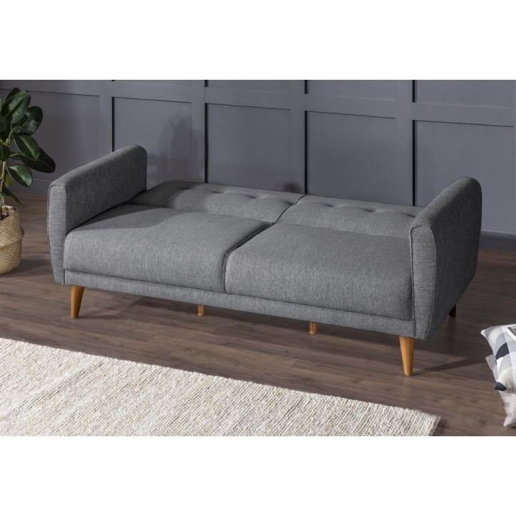 Set sofá cama sillón Aria TKM04-94216 Gris oscuro