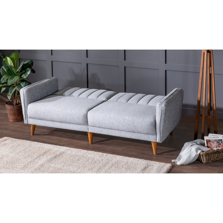 Set sofá cama sillón Aqua TKM03-1008 Gris