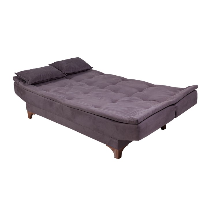 Set sofá cama sillón Kelebek TKM1-1501 Antracita