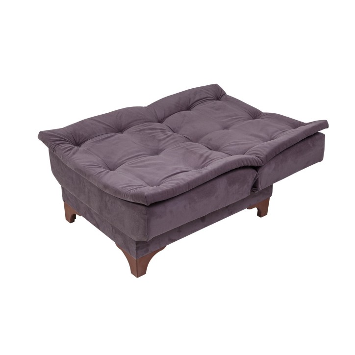 Set sofá cama sillón Kelebek TKM1-1501 Antracita