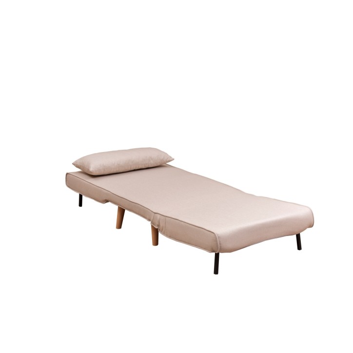 Sillón cama Folde Single Crema