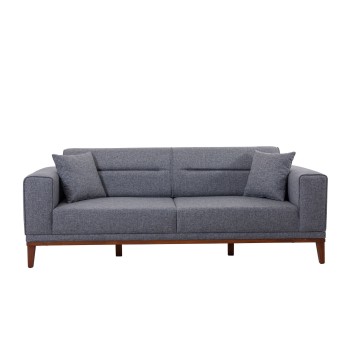 Sofá cama 3 plazas Liones Gris oscuro - 867UNQ1371