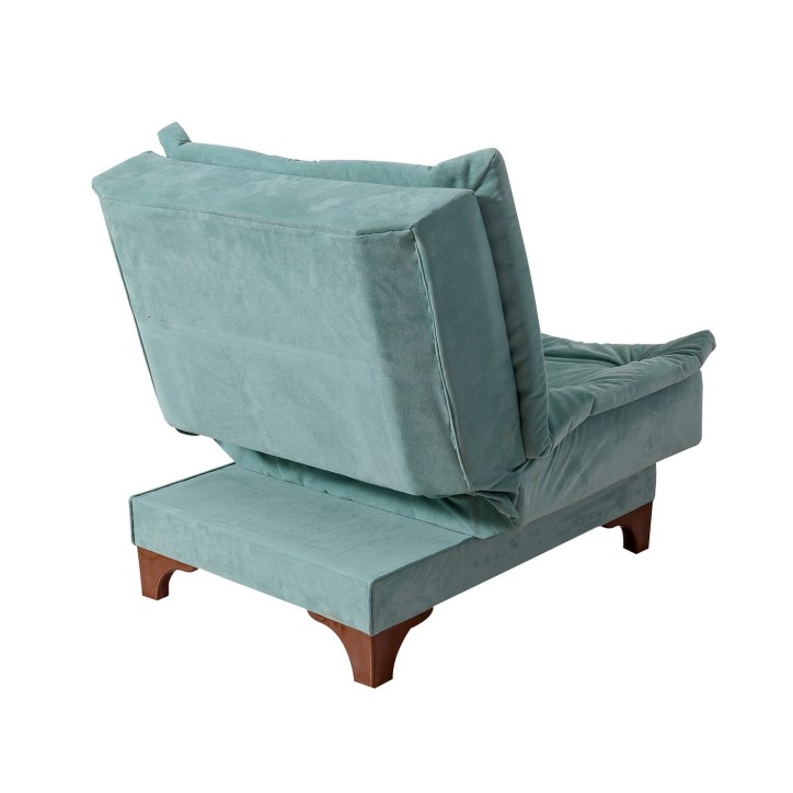 Set sofá cama sillón Kelebek TKM03 0400 Verde pistacho