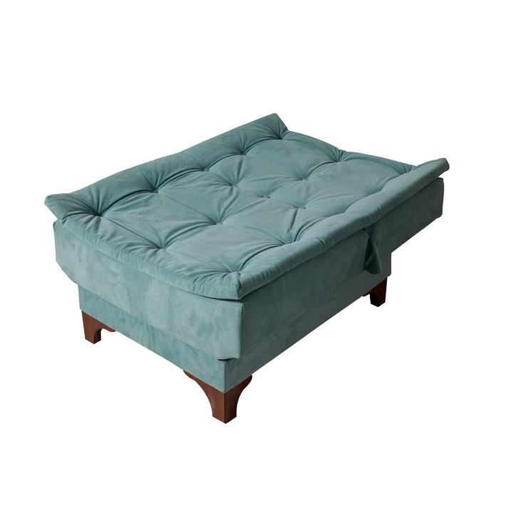 Set sofá cama sillón Kelebek TKM03 0400 Verde pistacho