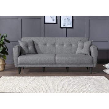 Set sofá cama sillón Aria TAKIM4-S 94216 Gris oscuro - 867UNQ1686