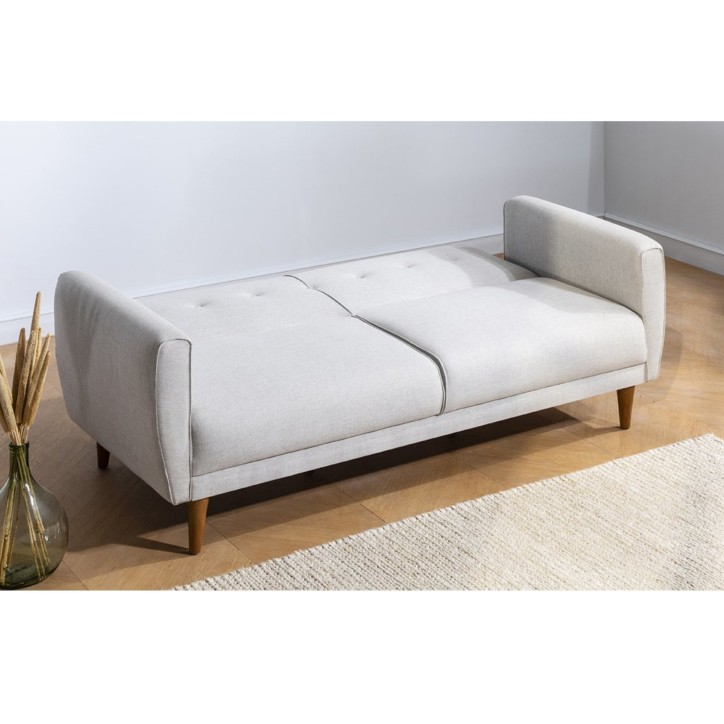 Set sofá cama sillón Aria TKM05-1005 Crema