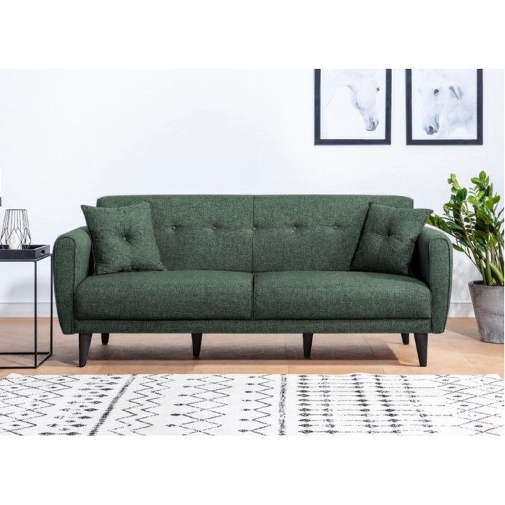 Set sofá cama sillón Aria TKM7-S 1070 Verde