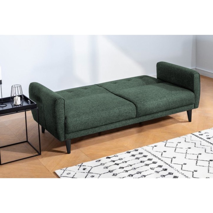 Set sofá cama sillón Aria TKM7-S 1070 Verde