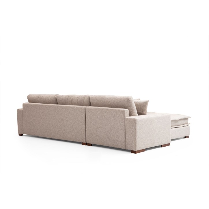 Sofá rinconera Lena CHL-3R Beige arena