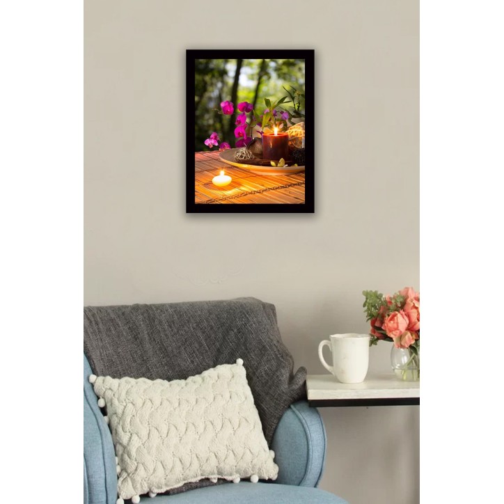 Pintura decorativa enmarcada MDF SC0086 multicolor 41x56 cm Pintura decorativa enmarcada MDF SC0086 multicolor 41x56 cm