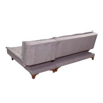 Sofá cama rinconera Kelebek derecho Gris - 867UNQ1417