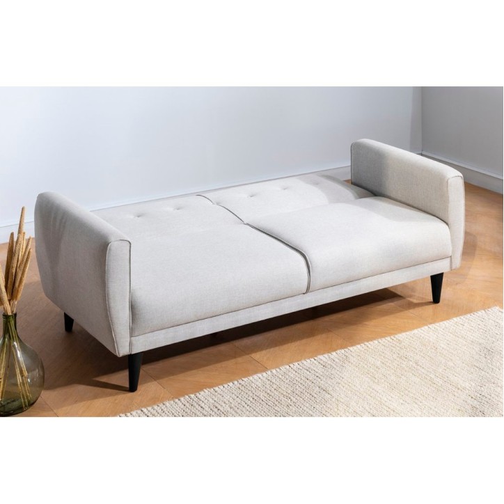 Set sofá cama sillón Aria TAKIM5-S 1005 Crema