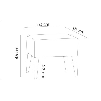 Set sofá cama sillón Aria TAKIM5-S 1005 Crema - 867UNQ1687