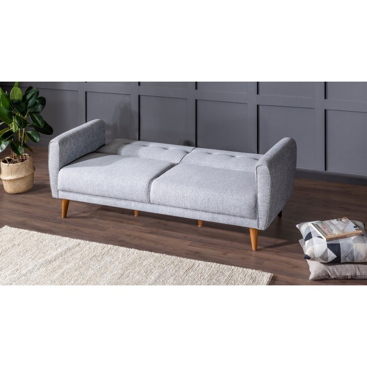 Set sofá cama sillón Aria TKM03-1008 Gris