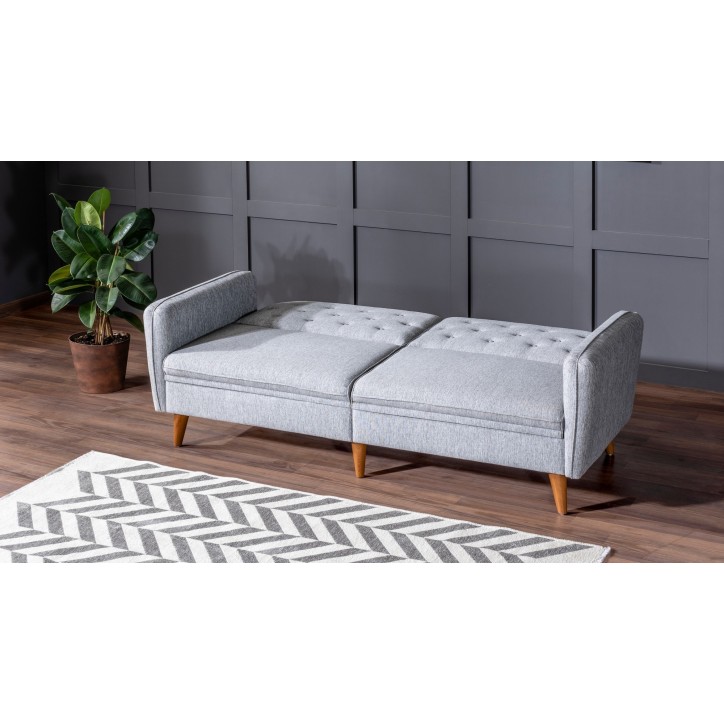 Set sofá cama sillón Terra TKM03-1008 Gris