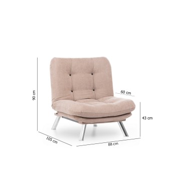 Sillón Misa Solo Visón - 859FTN1407