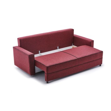 Sofá cama 3 plazas Ece Rojo burdeos - 825BLC2590