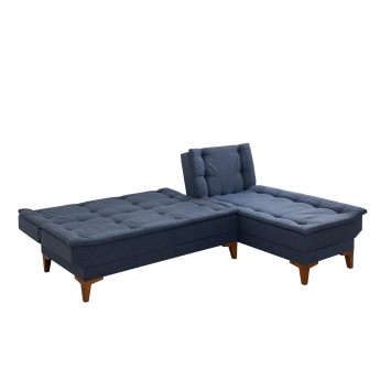 Sofá cama rinconera Santo Azul oscuro - 867UNQ1664