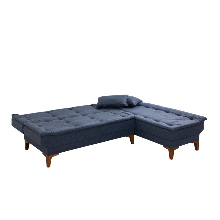 Sofá cama rinconera Santo Azul oscuro