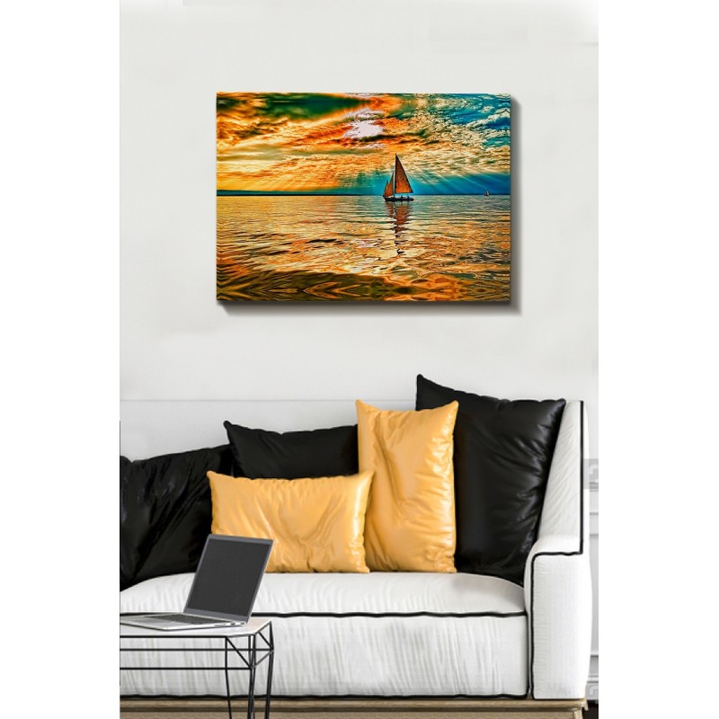 Pintura decorativa lienzo Kanvas Tablo -287 multicolor 50x70 cm