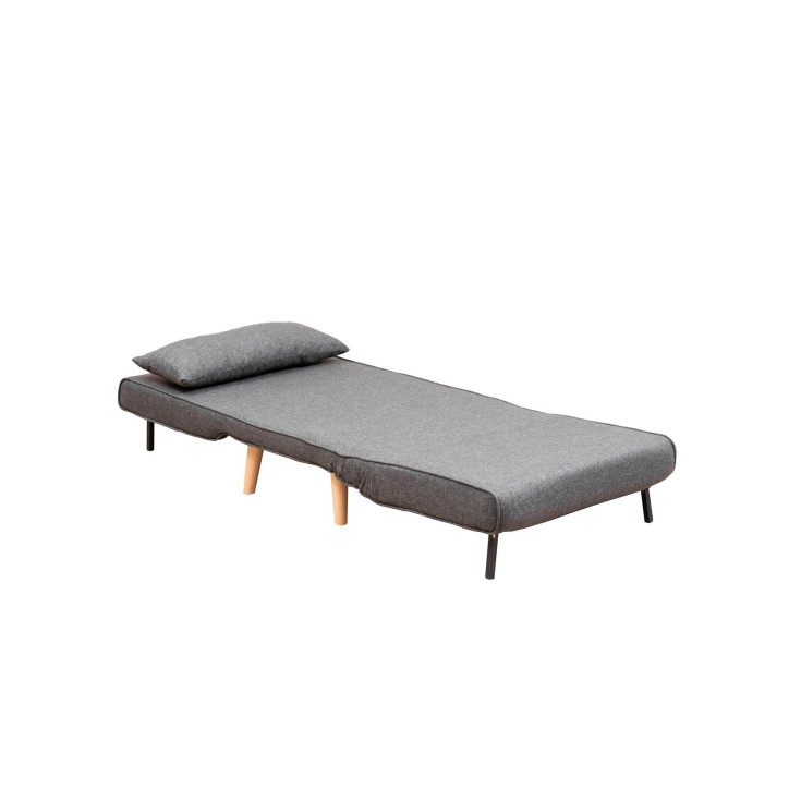 Sillón cama Folde Single Gris oscuro