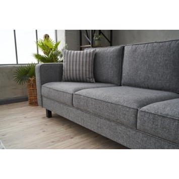 Sofá 3 plazas Kale Linen Gris - 825BLC2731