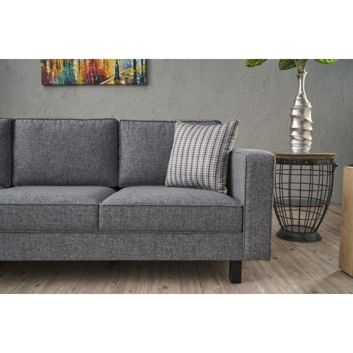 Sofá 3 plazas Kale Linen Gris