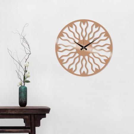 Reloj de pared metal Metal Wall Clock 21 cobre 48x48 cm