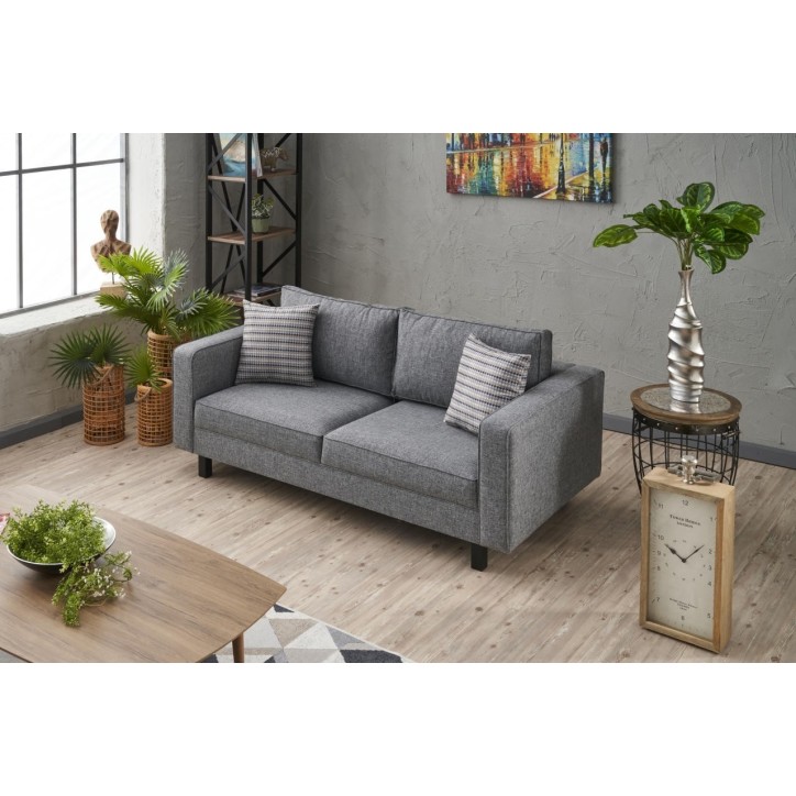 Sofá 2 plazas Kale Linen Gris