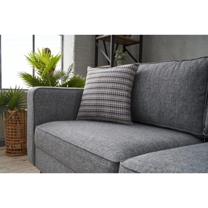 Sofá 2 plazas Kale Linen Gris