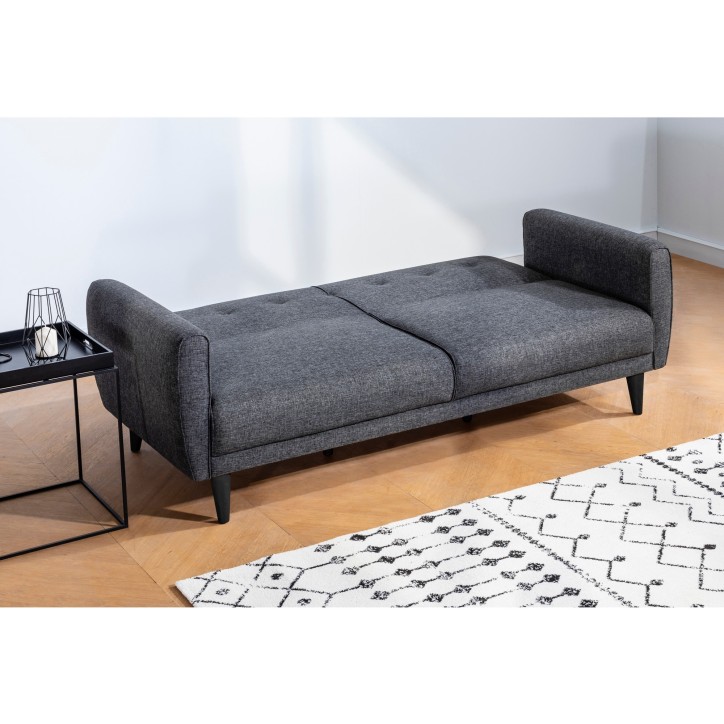 Set sofá cama sillón Aria TAKIM1-S 1053 Antracita